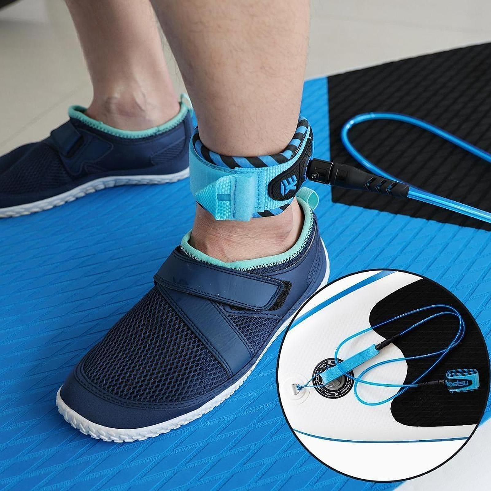 สายรัดข้อเท้าสำหรับกระดานโต้คล - Surfboard Leash Ankle บทวิจารณ์และราคา